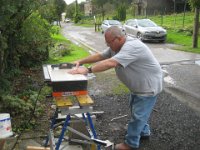 Rob's got to finish that floor tile!
