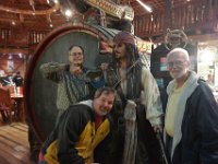 Captain Jack Sparrow and his swashbucklers